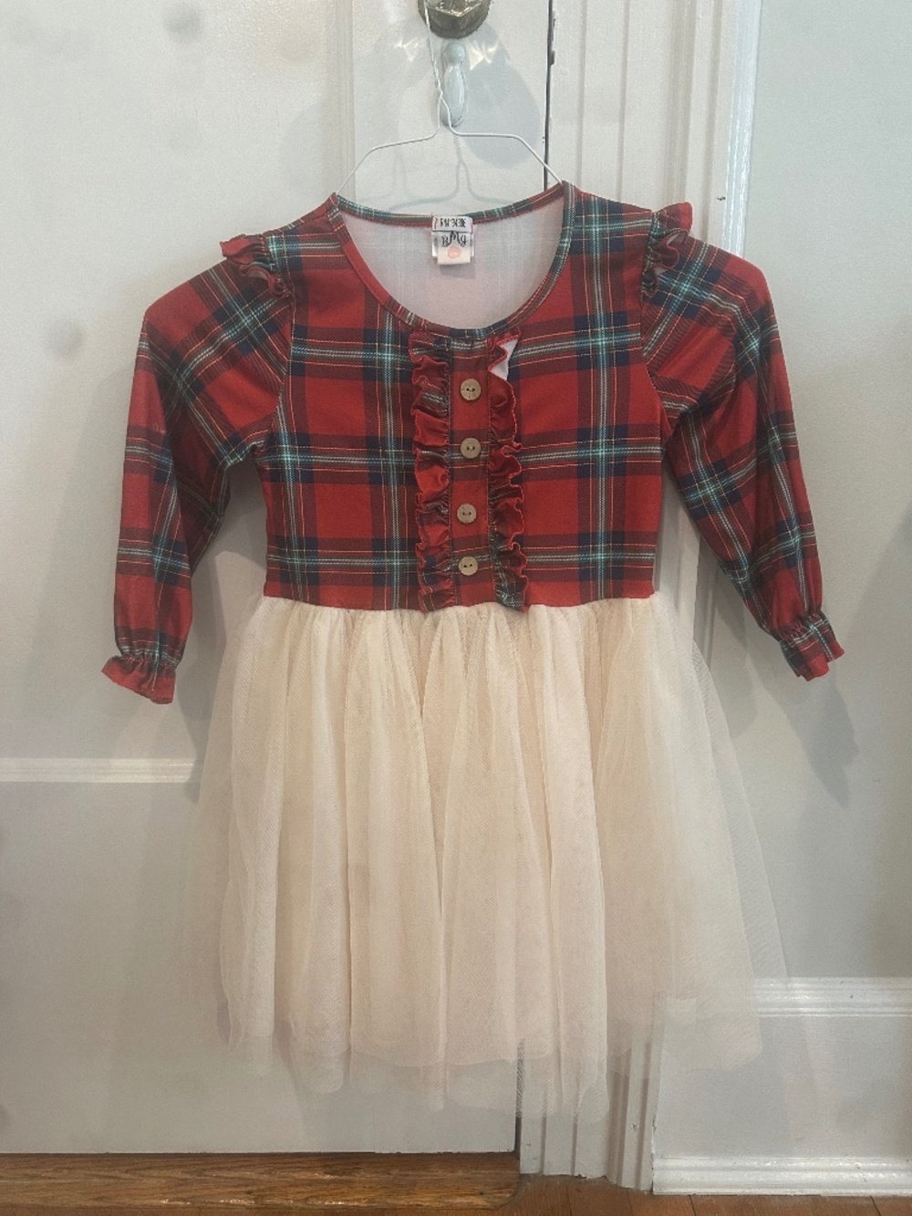 Girls festive holiday dress